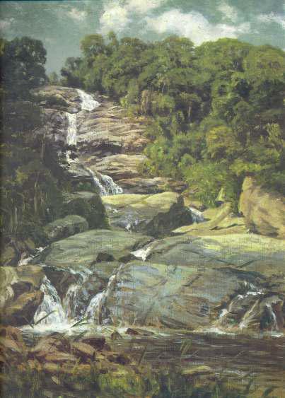 Nicolas-Antoine Taunay Small Cascade in Tijuca